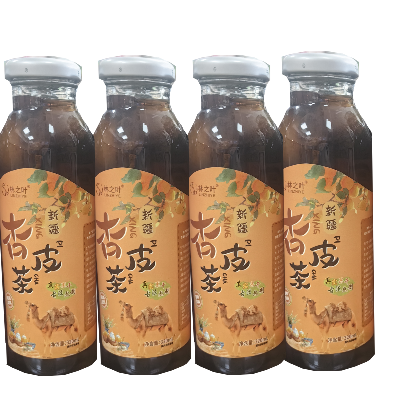 新疆特产林之叶杏皮茶酸梅汤石榴汁特色风味饮品320ml/瓶产地发货