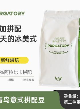 purgatory青鸟精品拼配咖啡豆中深烘焙  意式浓缩500g