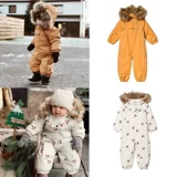 Демисезонный удерживающий тепло ветрозащитный лыжный лыжный костюм для раннего возраста, детский пуховик, дорожная куртка