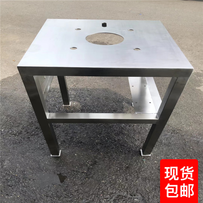 定制加工抛光304不锈钢架子焊接工作台桌子食品药厂平台桌316l
