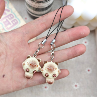 可爱少女暹罗猫挂件卡通百搭ins风钥匙扣猫咪包包吊坠礼物挂饰