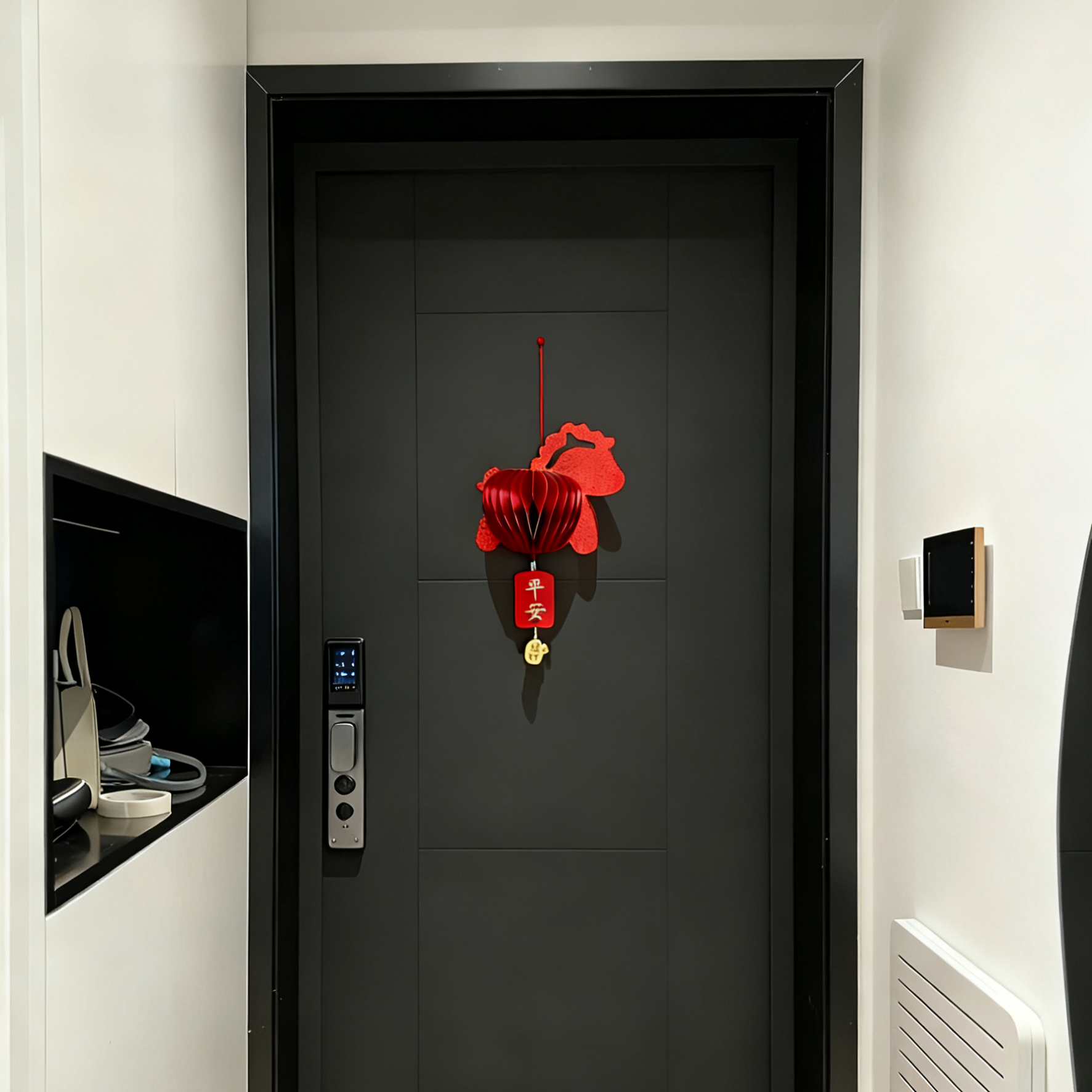 小马新年装饰挂件马年春节灯笼