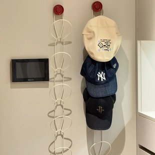 帽子收纳挂钩神器家用吸盘挂式收纳架学生宿舍可串联分层置物架