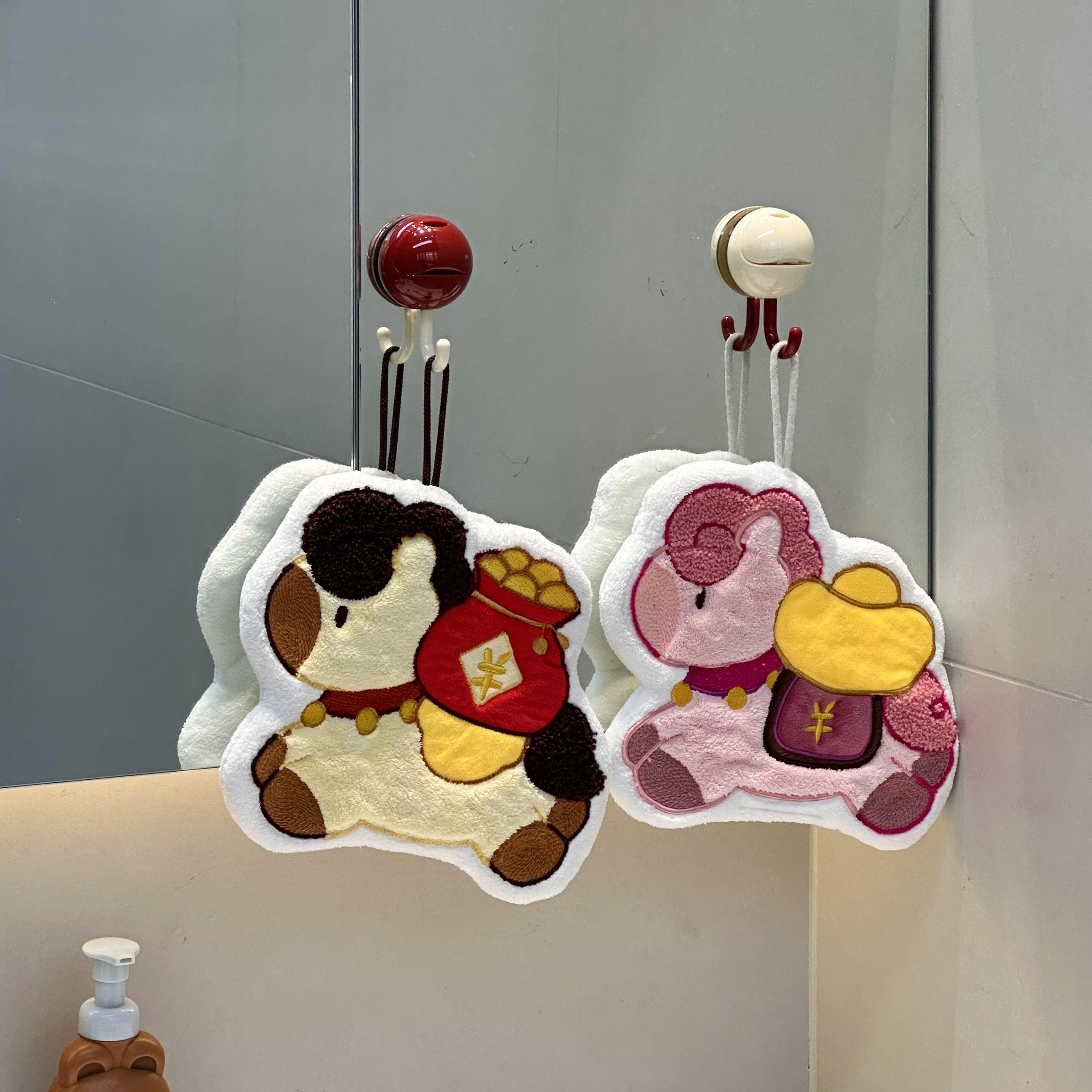 【新家的100个快递】马年擦手巾挂式可爱超强吸水加厚2026新款,家庭/个人清洁工具,厨房擦手巾,淘宝优惠券,粉丝福利购,淘宝优惠卷