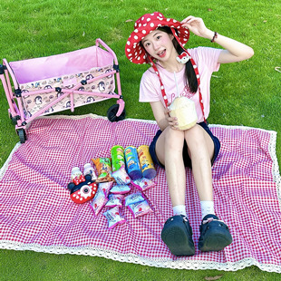 野餐垫防潮垫加厚户外防水便携露营野炊垫子拍照出片神器2026新款
