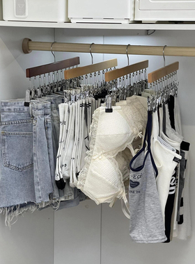 【新家的100个快递】内衣收纳神器袜子短裤实木多功能家用无痕架