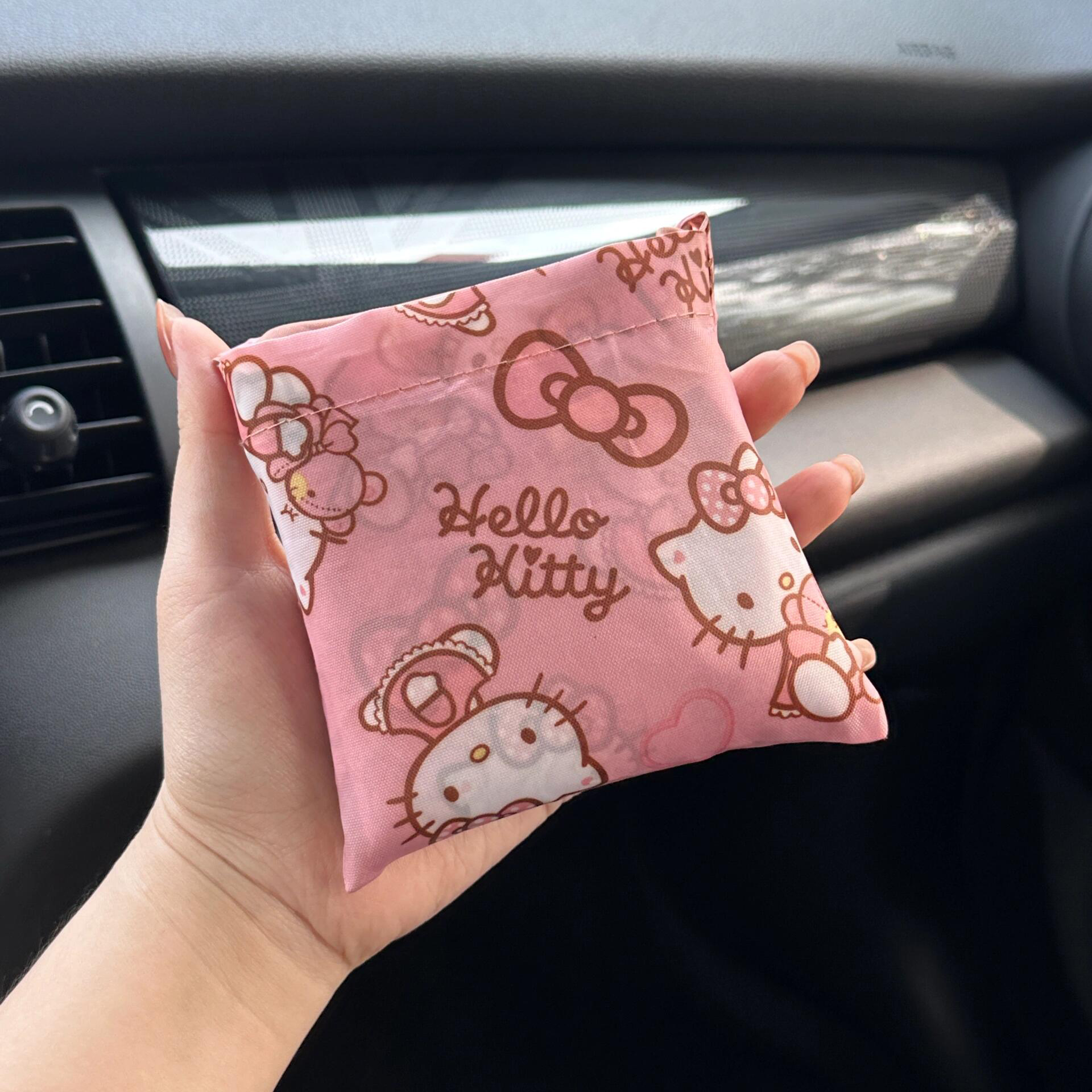 HelloKitty折叠购物袋环保便携牛津布袋大容量收纳包买菜布袋子