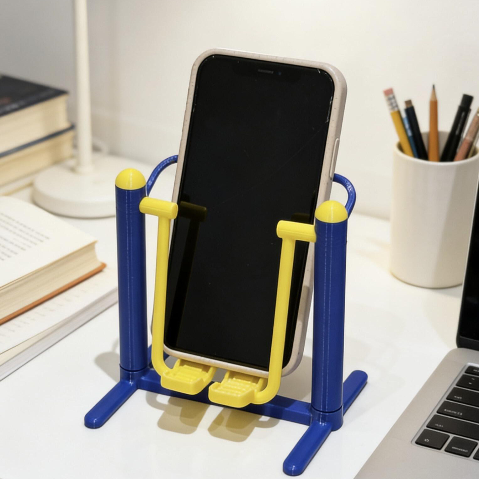 健身器材手机支架办公室桌面懒人追剧多功能支架创意摆件2026新款