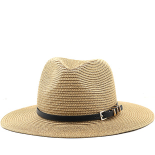 时尚 Brim Panama Women Wide Hat Hats Cowboy 草帽Jazz Men