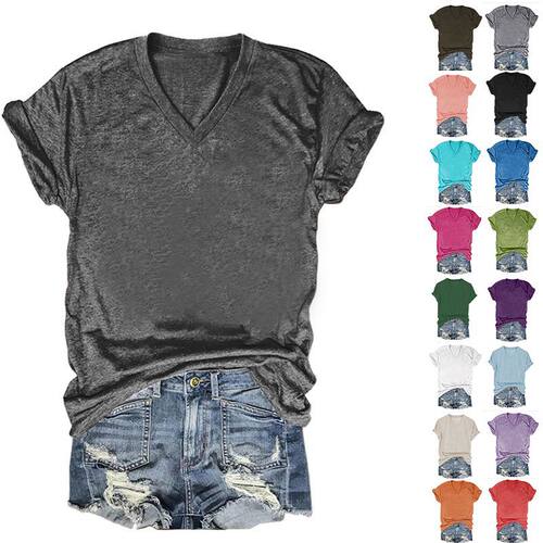 summer t shirt tshirt shirts tees cool tops欧美 v 领短袖 t