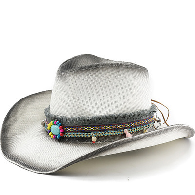时尚宽檐帽Jazz Hats CowboyWide Brim Men Hat Panama Women