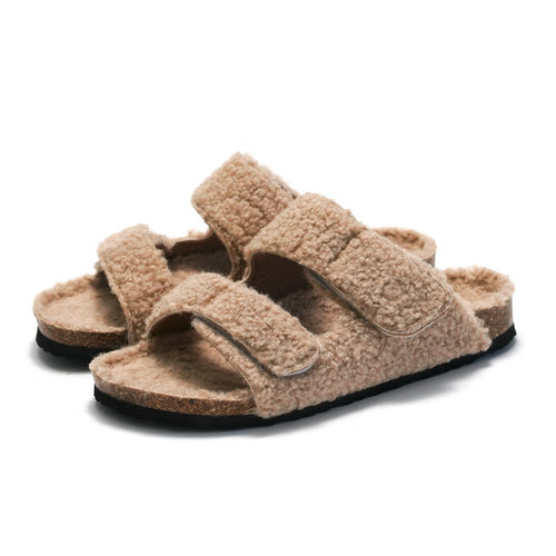 clogs slides cork sandals slippers flip flops睿足新款女士软