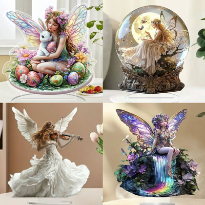 1pc Fairy Butterfly Statue Decoration home office decoration