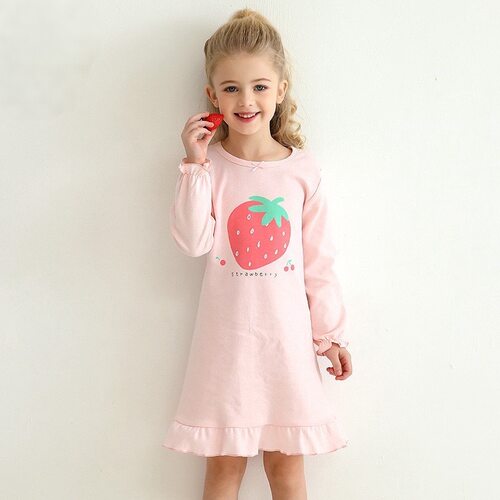 summer dress vestidos dresses robe gown连衣裙女女童睡衣棉质