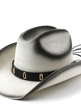 时尚宽檐帽Jazz Hats CowboyWide Brim Men Hat Panama Women