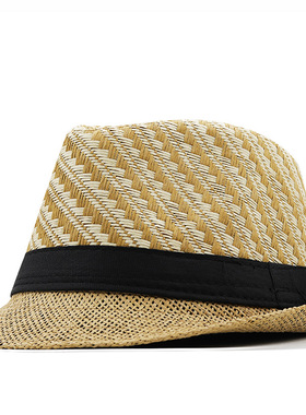 防晒时尚草帽wide brim men hat panama cowboy hats women