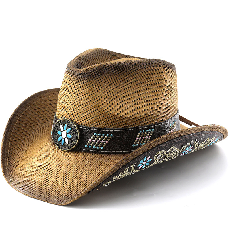西部牛仔帽women men western cowboy hats jazz hippop