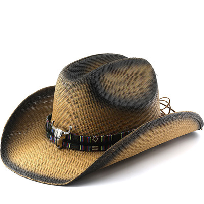 时尚宽檐帽Jazz Hats CowboyWide Brim Men Hat Panama Women