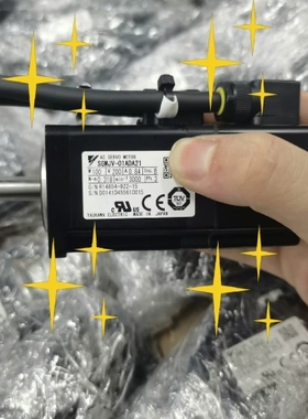 议价安川五系100W电机SGMJV-01ADA21，正常拆机件，