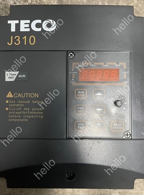 议价TECO东元变频器，J310- 4005-H3-B。4.0K