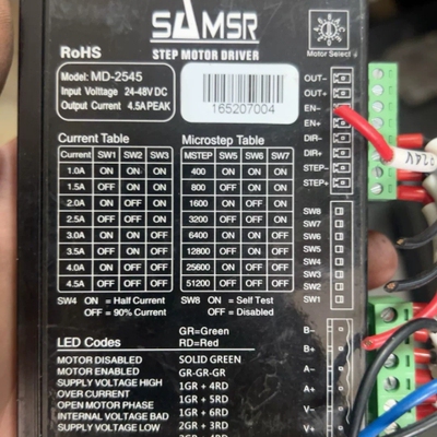 议价山社SAMSR步进驱动器MD-2545，输入电压24-48V