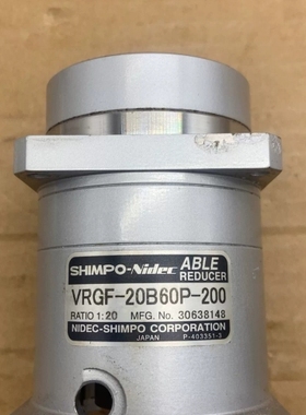 议价日本新宝减速机行星减速机法兰式减速机VRGF-20B60P-