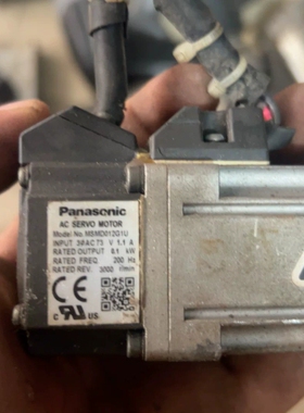 议价松下伺服电机MSMD012G1U，100W功率，成色如图，功