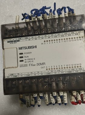 议价三菱PLC，FXos－30MR－001，三菱模块。 实物拍摄