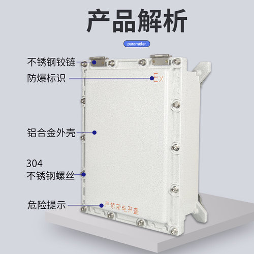 防爆配电箱接线箱电源模块控制箱隔爆仪表箱空箱不锈钢防爆箱定制