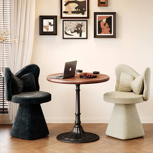 美甲椅子梳妆台凳子阳台休闲单人沙发椅休息区接待美容院洽谈桌椅