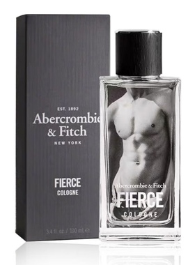 美国Abercrombie 裸男AF香水经典店香Fierce古龙水男女淡香100ml