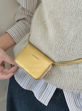 韩系onuk同款斜挎小方包女小众高级感搭配腰包超火mini小包配饰