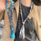 纯手工编织扎染流苏项链女波西米亚民族风长款 挂绳独特设计配饰男