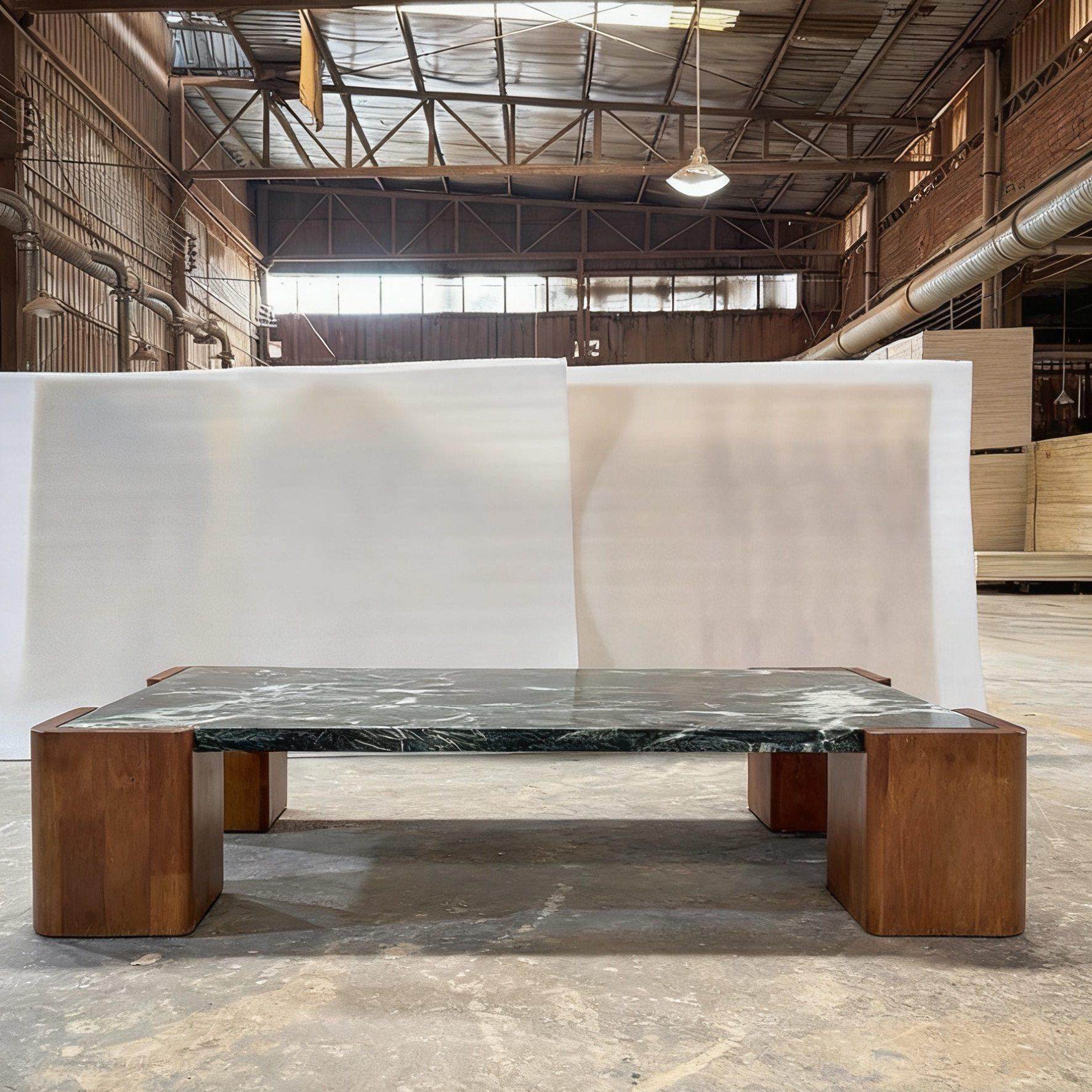 意式极简天然大理石茶几现代简约款实木桌腿洞石岩板设计师款茶台,住宅家具,茶几,淘宝优惠券,粉丝福利购,淘宝优惠卷