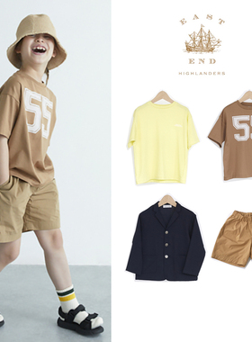 【限时6折】日本制EEH East end highlanders男童短袖T恤裤子外套
