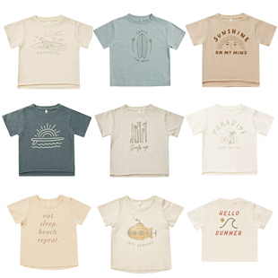 新款 cru 男童短袖 T恤polo衫 5折清仓现货rylee 纽扣外套衬衫 and