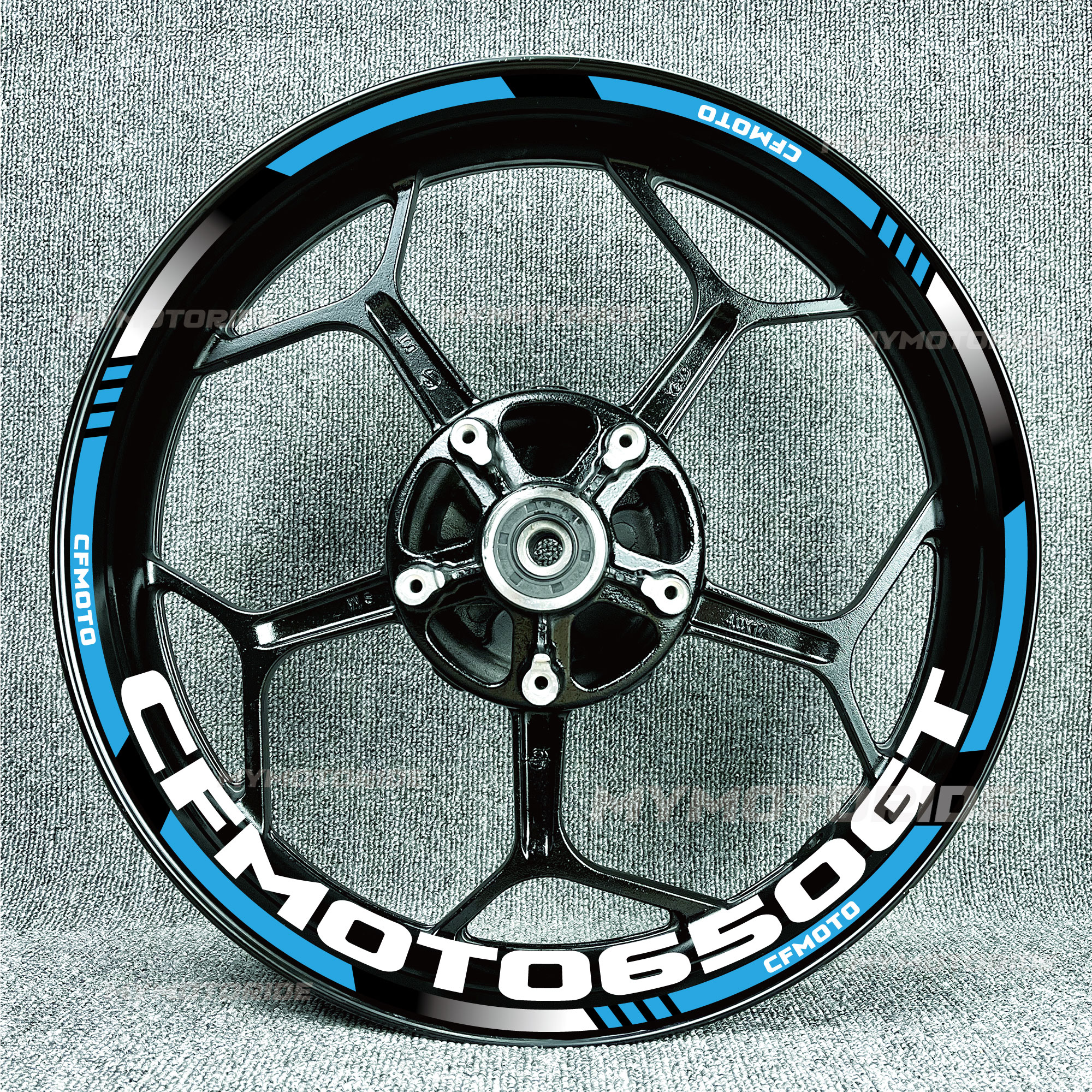 春风650gt250SR650GT650675NK675SR657SR改装轮毂贴纸反光拉花