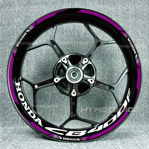 适用本田CB400X CB400F轮毂贴轮胎贴反光字母贴减震贴纸车贴改装