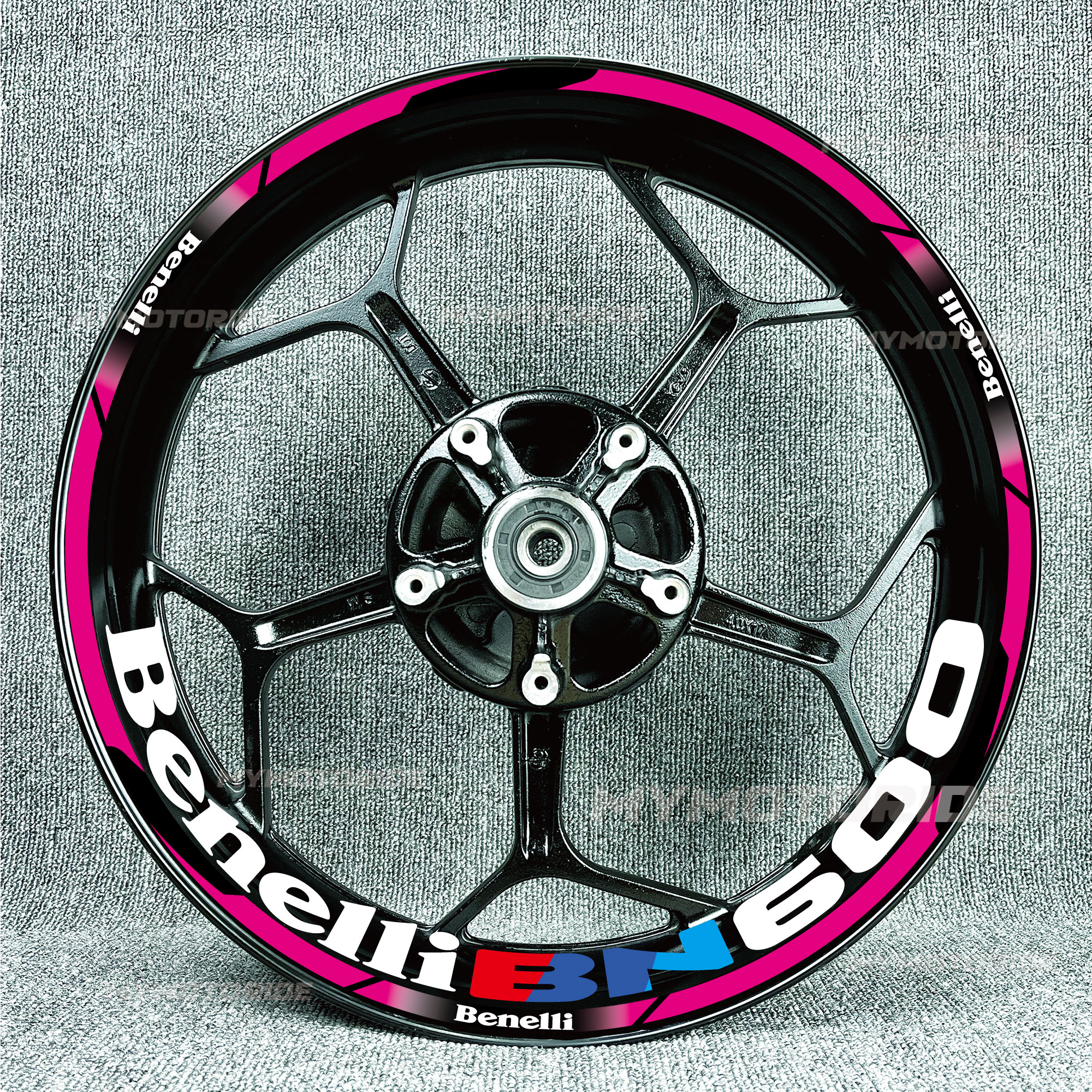 适用于贝纳利黄龙600 250 300 302 502防水反光轮框贴纸贴花