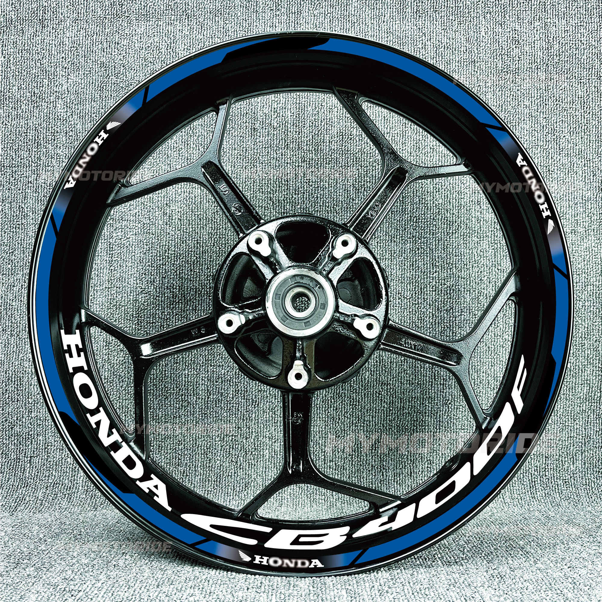 适用本田CB400F CB400X轮毂贴轮胎贴反光字母贴减震贴纸车贴改装