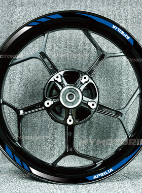 适用阿普利亚RS125/GPR150/1000R/Tuono660250反光轮毂贴花内圈贴