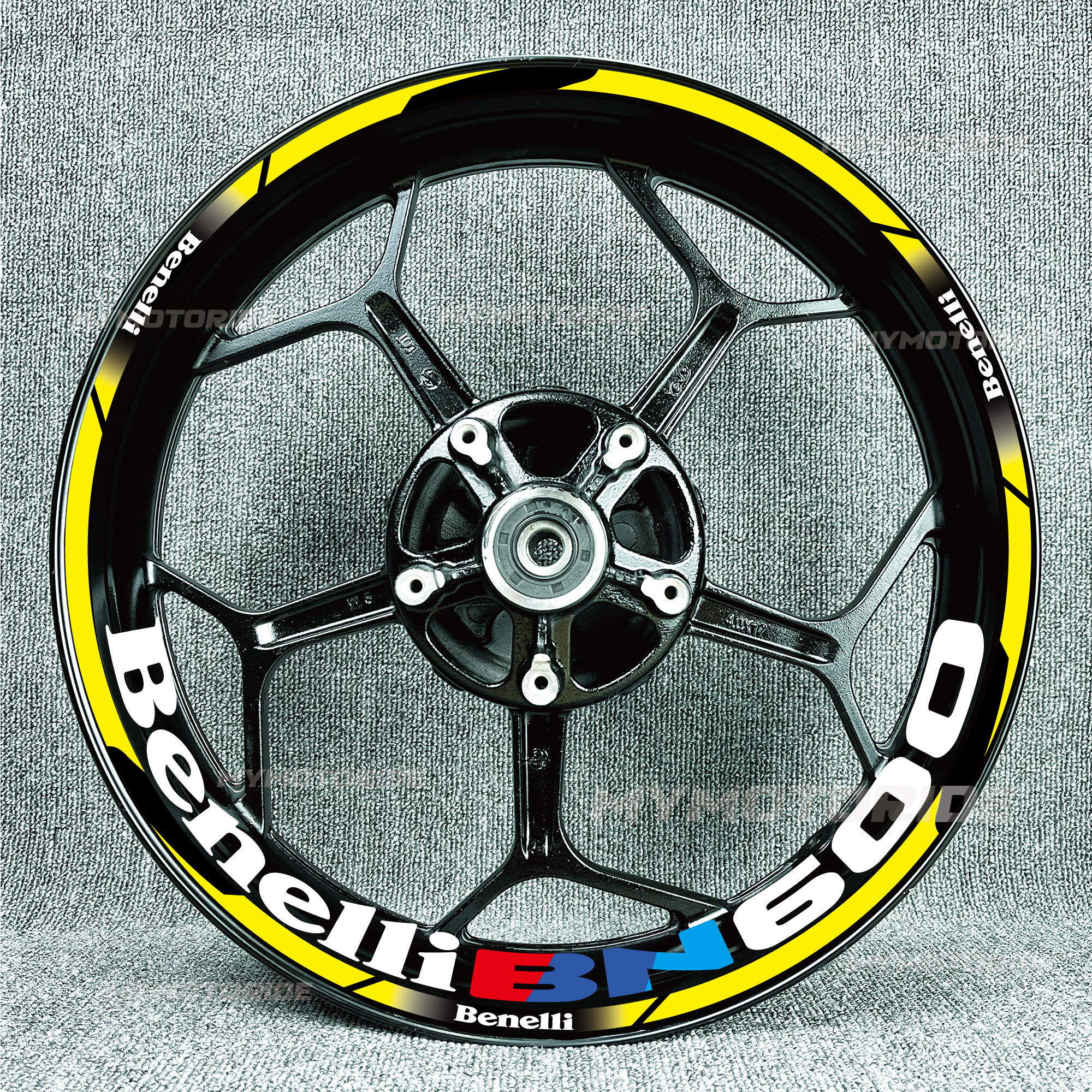 适用于贝纳利黄龙600 250 300 302 502防水反光轮框贴纸贴花