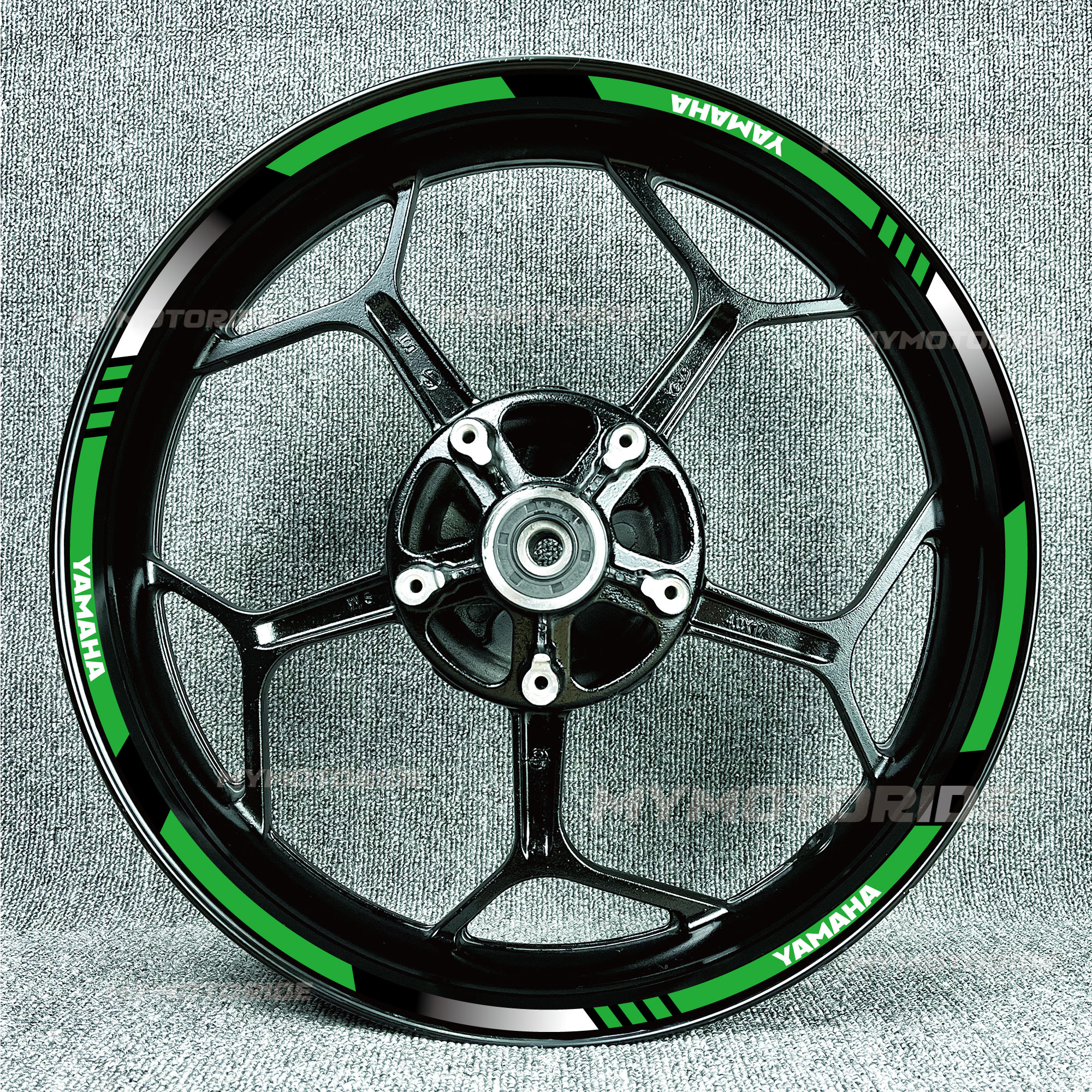适用于雅马哈mt10mt07MT03MT07MT09改装轮毂贴花轮框圈反光贴纸