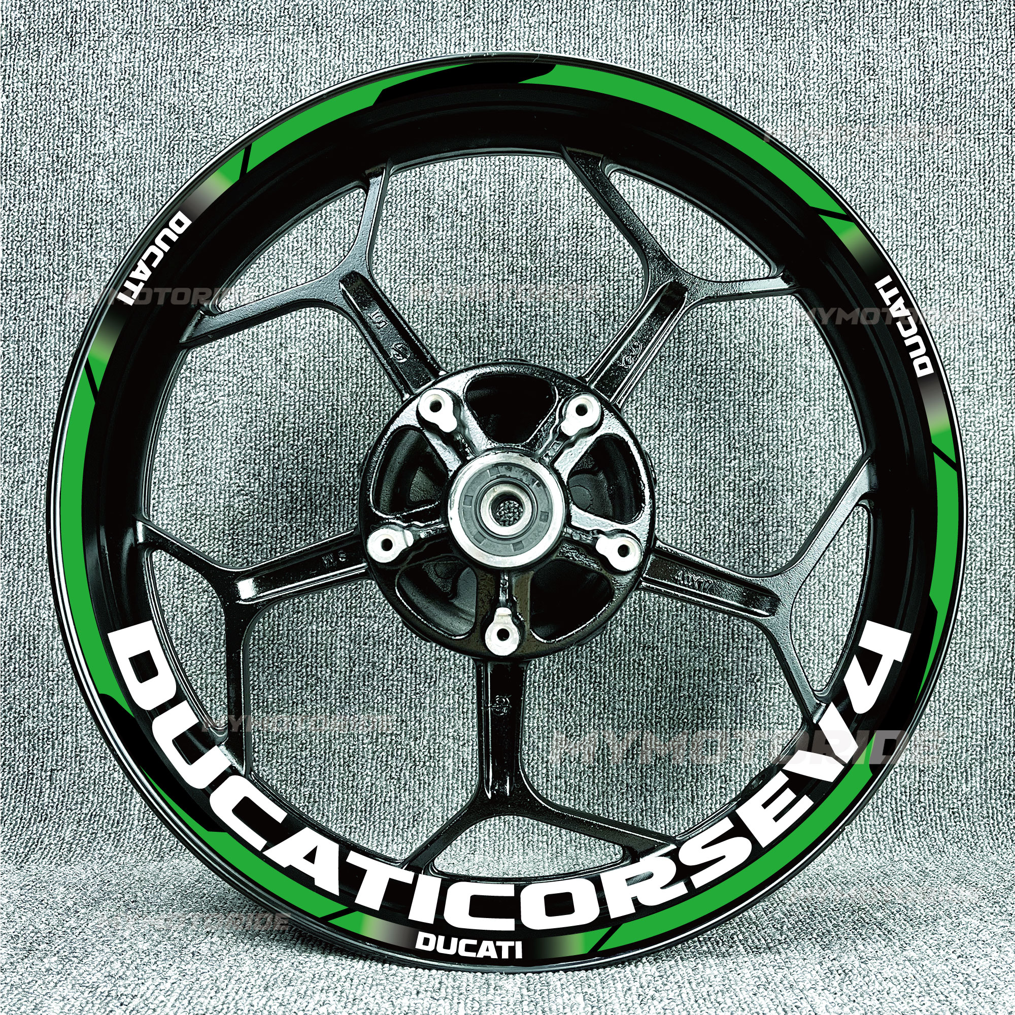 适用杜卡迪轮毂贴怪兽V41299 797 821 939 V2V4 轮圈车圈钢圈贴花