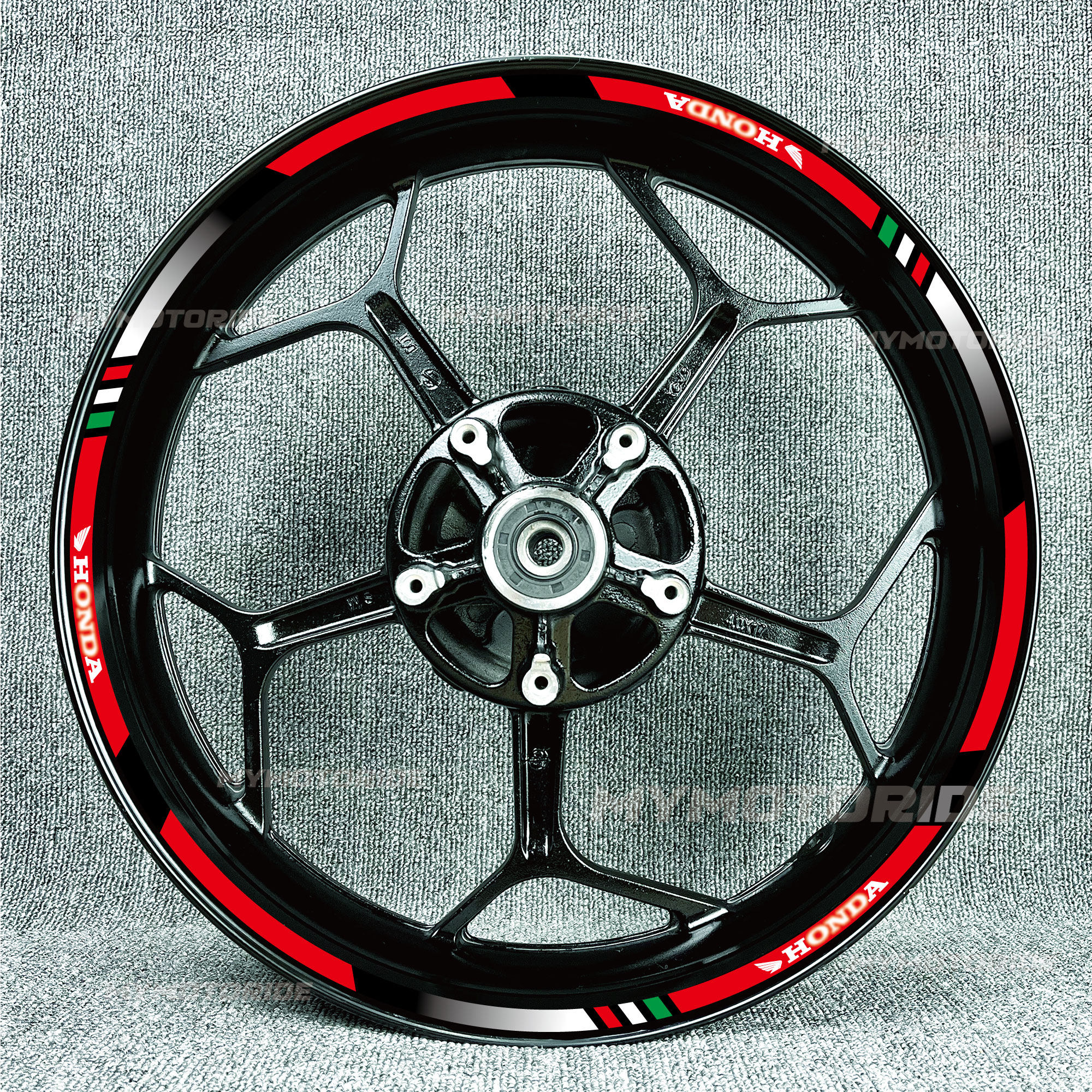 适用本田CB400F CB400X轮毂贴轮胎贴反光字母贴减震贴纸车贴改装