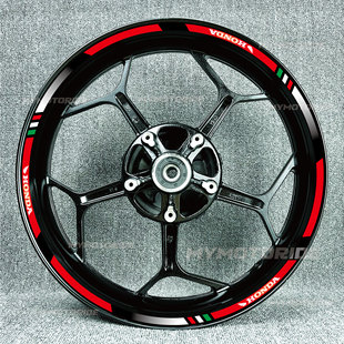 适用本田CB400F CB400X轮毂贴轮胎贴反光字母贴减震贴纸车贴改装