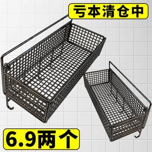 墙上置物架宿舍好物免打孔墙面壁挂床头挂篮寝室上铺零食收纳神器