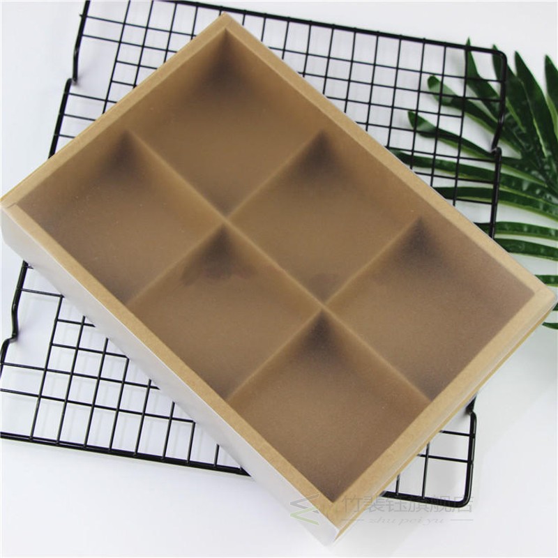 box with pvc window,plastic window paper drawer cake box hig