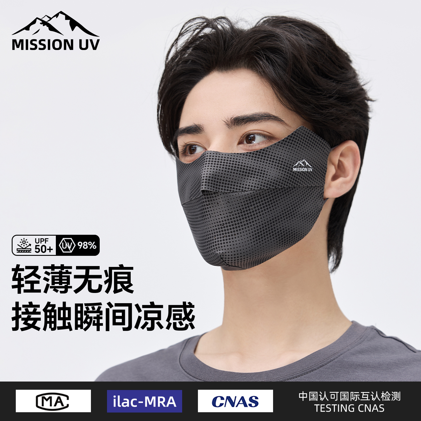 男士夏季冰丝防晒口罩防紫外线