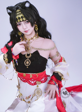 漫妖社 剑网三喵萝cos服 喵盒子 日月无心 明教萝莉剑三cosplay